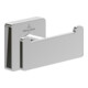 V&B Porte-serviettes double Elements Striking chrome, 80x44x45mm-1