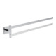 V&B Porte-serviettes Elements Striking 410 mm, double bras, nickel brossé noir-1