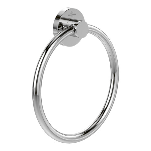 V&B Porte-serviettes Elements Tender 164x185x32mm, rond, or brossé