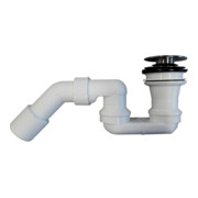 V&B Push-to-Open Valve Theano chromé, sans fonction trop-plein