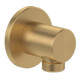 V&B Raccord mural coudé Universal Showers Rond, montage mural, or brossé-1