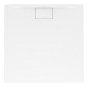 V&B Receveur de douche Architectura Metalrim 100x100x1,5 cm, Stone White