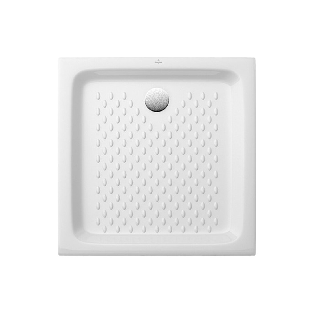 V&B Receveur de douche O.NOVO 70x70x10cm, blanc, évacuation 9cm