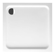 V&B Receveur de douche O.NOVO 90x90x6cm, blanc, antidérapant