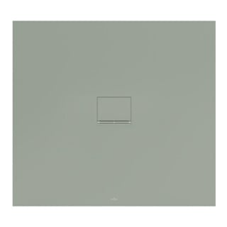 V&B Receveur de douche Squaro Infinity 120x100x4cm, gris mat, Uni, découpé à gauche S.