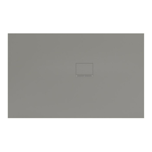 V&B Receveur de douche Squaro Infinity 160x100x4cm, gris, installation d'angle à droite contre mur