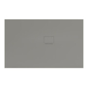 V&B Receveur de douche Squaro Infinity 160x100x4cm, gris, installation d'angle à droite contre mur