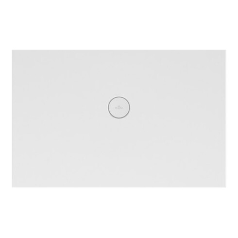 V&B Receveur de douche Subway Infinity 100x75x4cm, blanc antidérapant