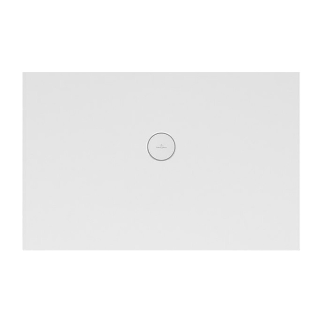 V&B Receveur de douche Subway Infinity 100x75x4cm, blanc antidérapant