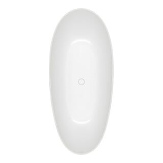 V&B Rechteck-Badewanne Antao 170x75cm, stone white, freistehend