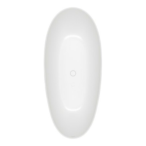 V&B Rechteck-Badewanne Antao 170x75cm, stone white, freistehend