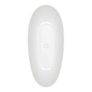 V&B Rechteck-Badewanne Antao 170x75cm, weiß, freistehend