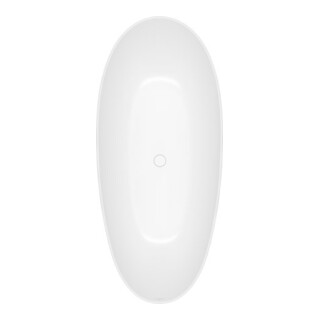 V&B Rechteck-Badewanne Antao 170x75x50cm, freistehend, stone white