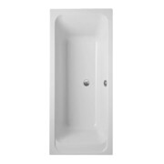 V&B Rechteck-Badewanne Architectura Duo 170x80cm, weiß, Ablauf mittig, Acryl