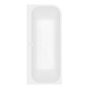 V&B Rechteck-Badewanne Architectura links, Vorwand, Acryl, 170x75cm, weiß