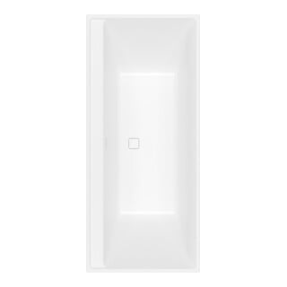 V&B Rechteck-Badewanne Collaro Duo 170x75cm, EB-Ausf. champ., stone white