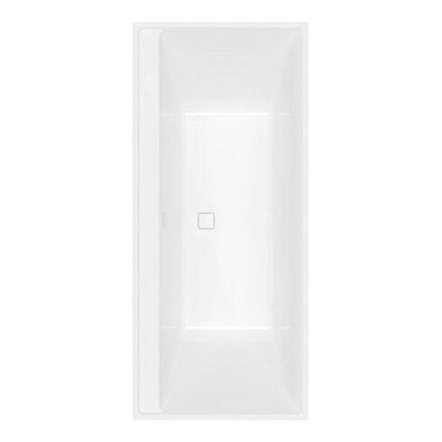V&B Rechteck-Badewanne Collaro Duo 170x75cm, Einbauausführung Chrome, weiß