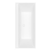 V&B Rechteck-Badewanne Collaro Duo 180x80cm, EB-Ausf. champ., stone white