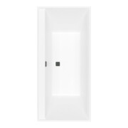 V&B Rechteck-Badewanne Collaro Duo 190x90cm, EB-Ausf. bl Matt, stone white