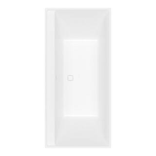V&B Rechteck-Badewanne Collaro Duo 190x90cm, EB-Ausf. champ., stone white
