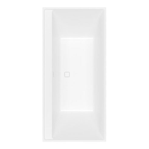 V&B Rechteck-Badewanne Collaro Duo 190x90cm, EB-Ausf. champ., stone white