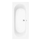 V&B Rechteck-Badewanne O.NOVO 180x80cm, weiß, Ablauf mittig-1