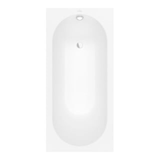 V&B Rechteck-Badewanne Oberon 160x75cm, stone white