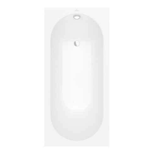 V&B Rechteck-Badewanne Oberon 160x75cm, stone white
