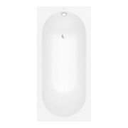 V&B Rechteck-Badewanne Oberon 160x75cm, stone white
