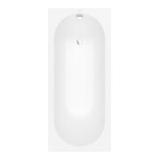 V&B Rechteck-Badewanne Oberon 170x75cm, stone white