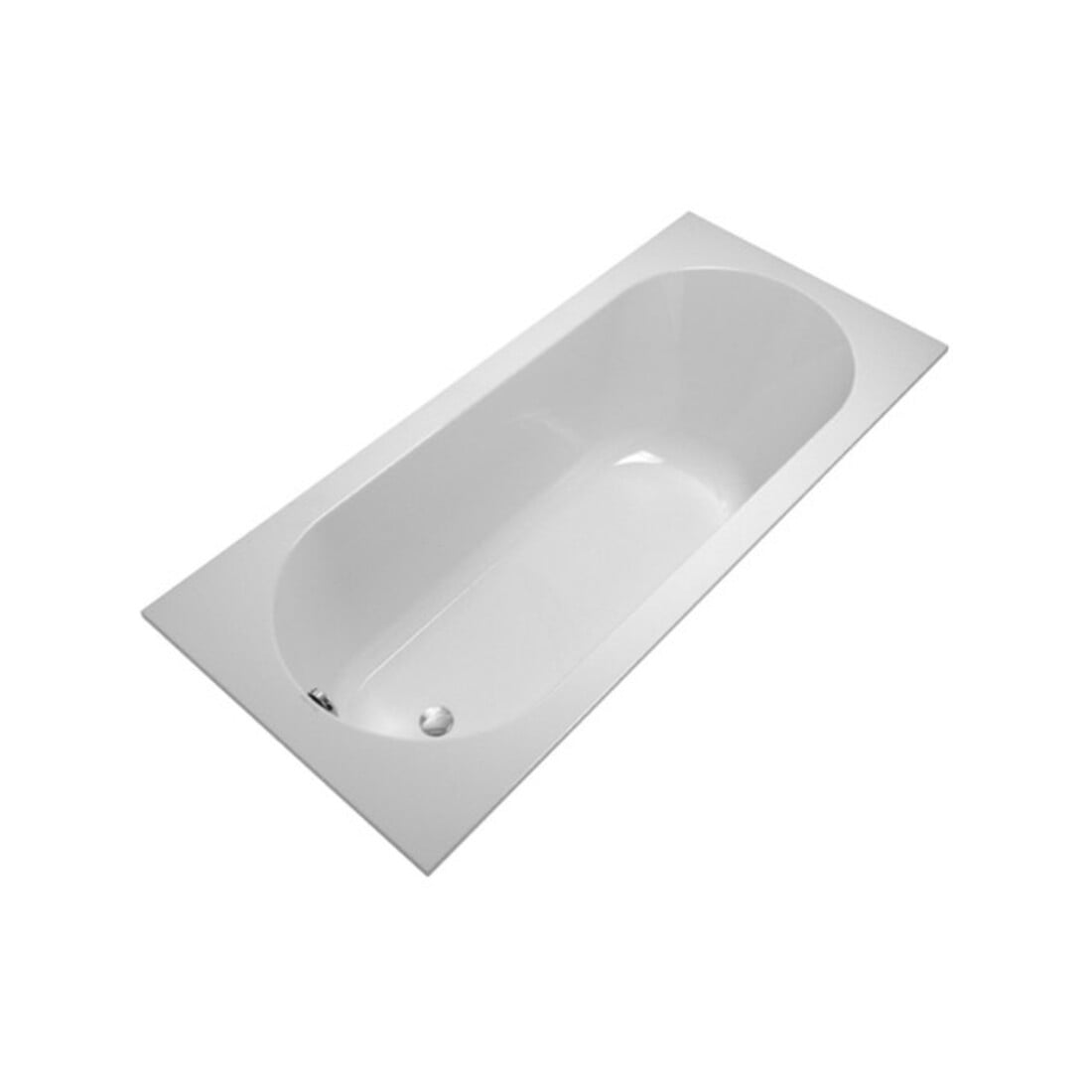 V&B Rechteck-Badewanne Oberon 170x75cm, weiß