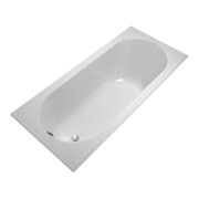 V&B Rechteck-Badewanne Oberon 180x80cm, stone white