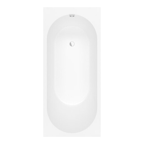 V&B Rechteck-Badewanne Oberon 2.0 180x80cm, stone white