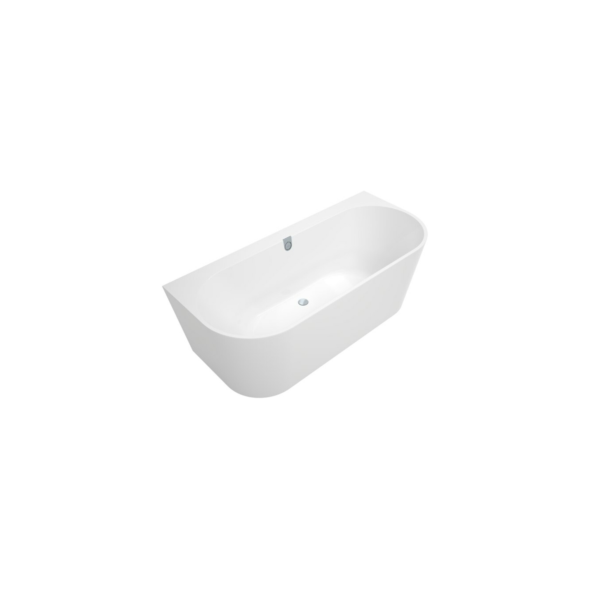 V&B Rechteck-Badewanne Oberon 2.0 180x80cm, stone white ; Villeroy & Boch
