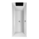 V&B Rechteck-Badewanne Squaro 180x80cm, weiß, Ablauf mittig-1