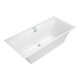 V&B Rechteck-Badewanne Squaro Edge 12 Duo 160x75cm, weiß, Ablauf mittig-1