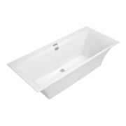 V&B Rechteck-Badewanne Squaro Edge 12 Duo 170x75cm, weiß, Ablauf mittig