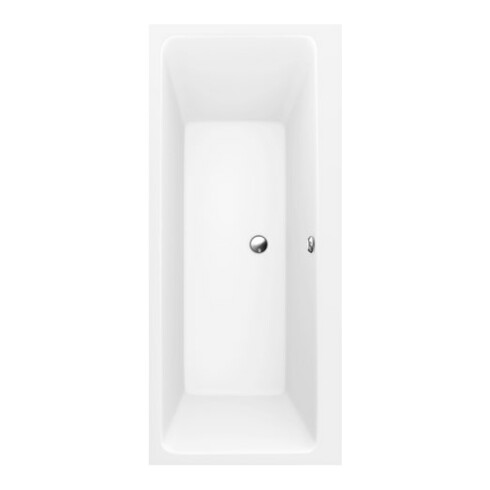 V&B Rechteck-Badewanne SUBWAY 170x75cm, weiß