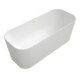 V&B Rechteck-Freistehwanne FINION 170x70cm, Zul, EM, Rg, st. wh., gol-1