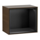 V&B Regalmodul Finion 41,8x35,6x27cm, Reg bla m, Walnut veneer-1