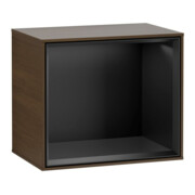 V&B Regalmodul Finion 41,8x35,6x27cm, Reg bla m, Walnut veneer