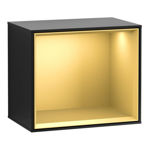 V&B Regalmodul Finion 41,8x35,6x27cm, Reg gol m, bla m lacquer