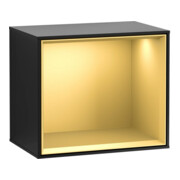 V&B Regalmodul Finion 41,8x35,6x27cm, Reg gol m, bla m lacquer