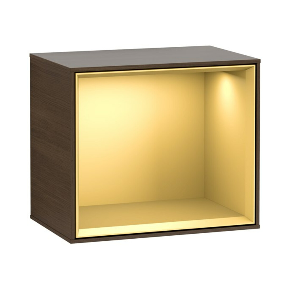 V&B Regalmodul Finion 41,8x35,6x27cm, Reg gol m, Walnut veneer