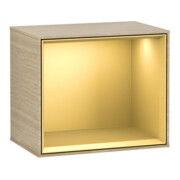 V&B Regalmodul Finion 41,8x35,6x27cm, Reg gol Matt, Oak Veneer
