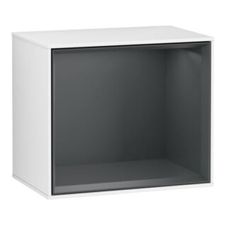 V&B Regalmodul Finion 41,8x35,6x27cm, Reg md bl., glo wh. Lac