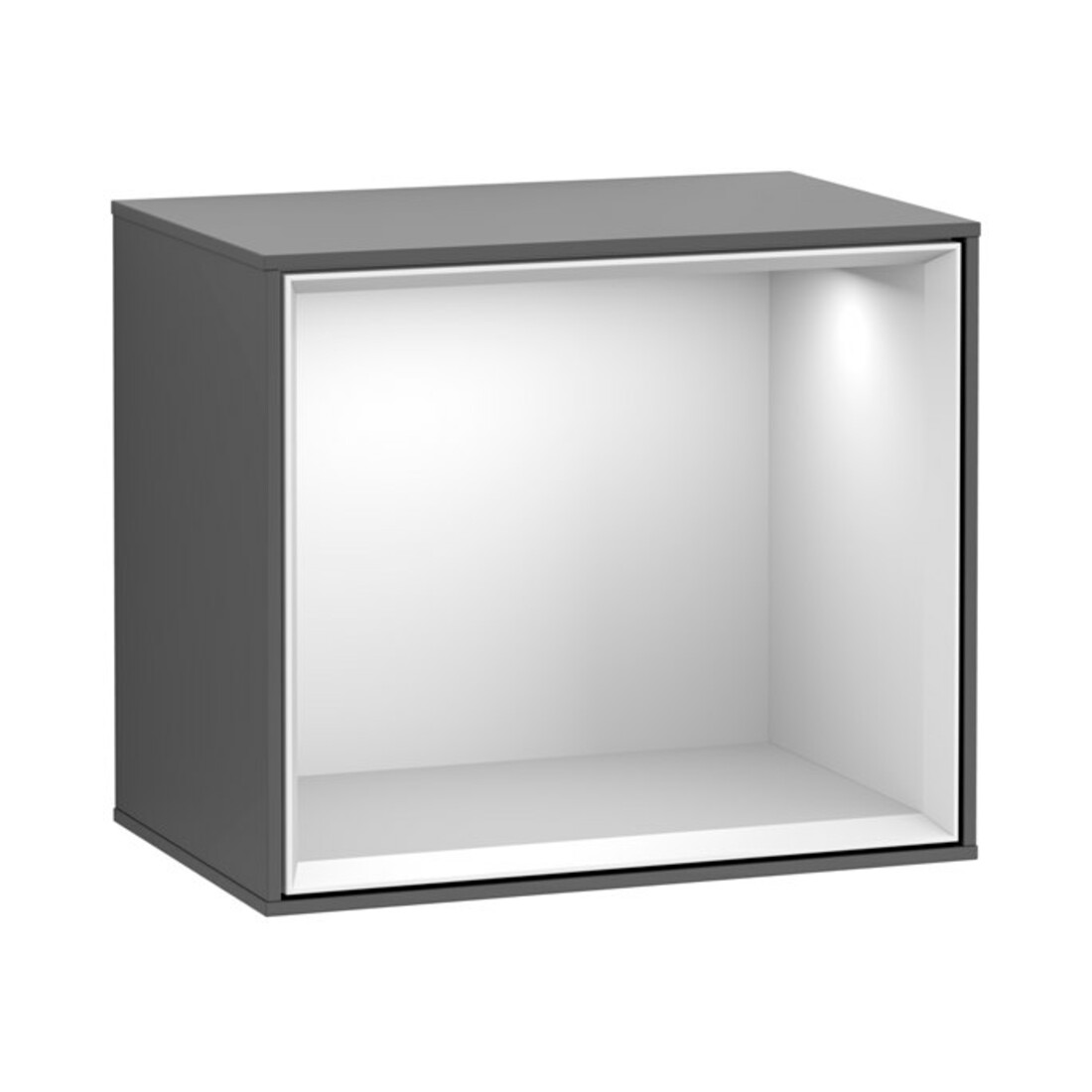 V&B Regalmodul Finion 41,8x35,6x27cm, Reg wh. m, Anthrac. matt