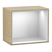 V&B Regalmodul Finion 41,8x35,6x27cm, Reg wh. Matt, Oak Veneer