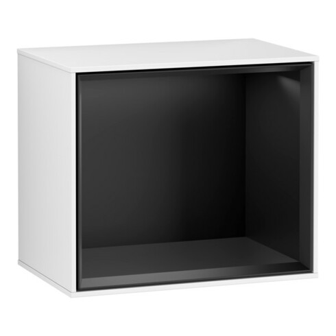 V&B Regalmodul Wandbeleuchtung Finion 41,8x35,6x27cm, Reg bla m, glo wh. Lac