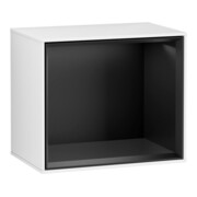 V&B Regalmodul Wandbeleuchtung Finion 41,8x35,6x27cm, Reg bla m, glo wh. Lac